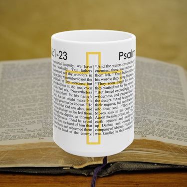 Psalm 106 1-23 Full Text - 15oz Coffee Mug